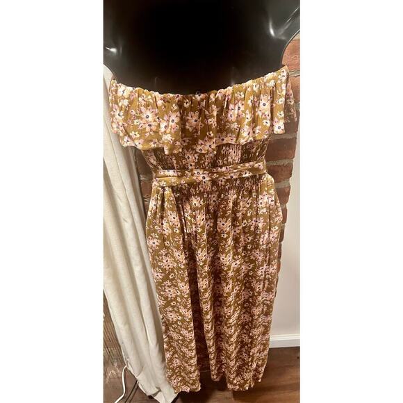 LOFT Off The Shoulder Rayon Jumpsuit - Picture 5 of 7